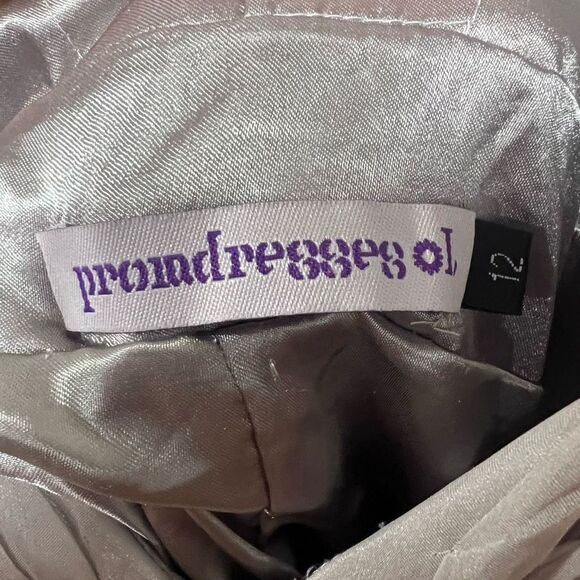 Silver Prom Dress - Picture 5 of 8